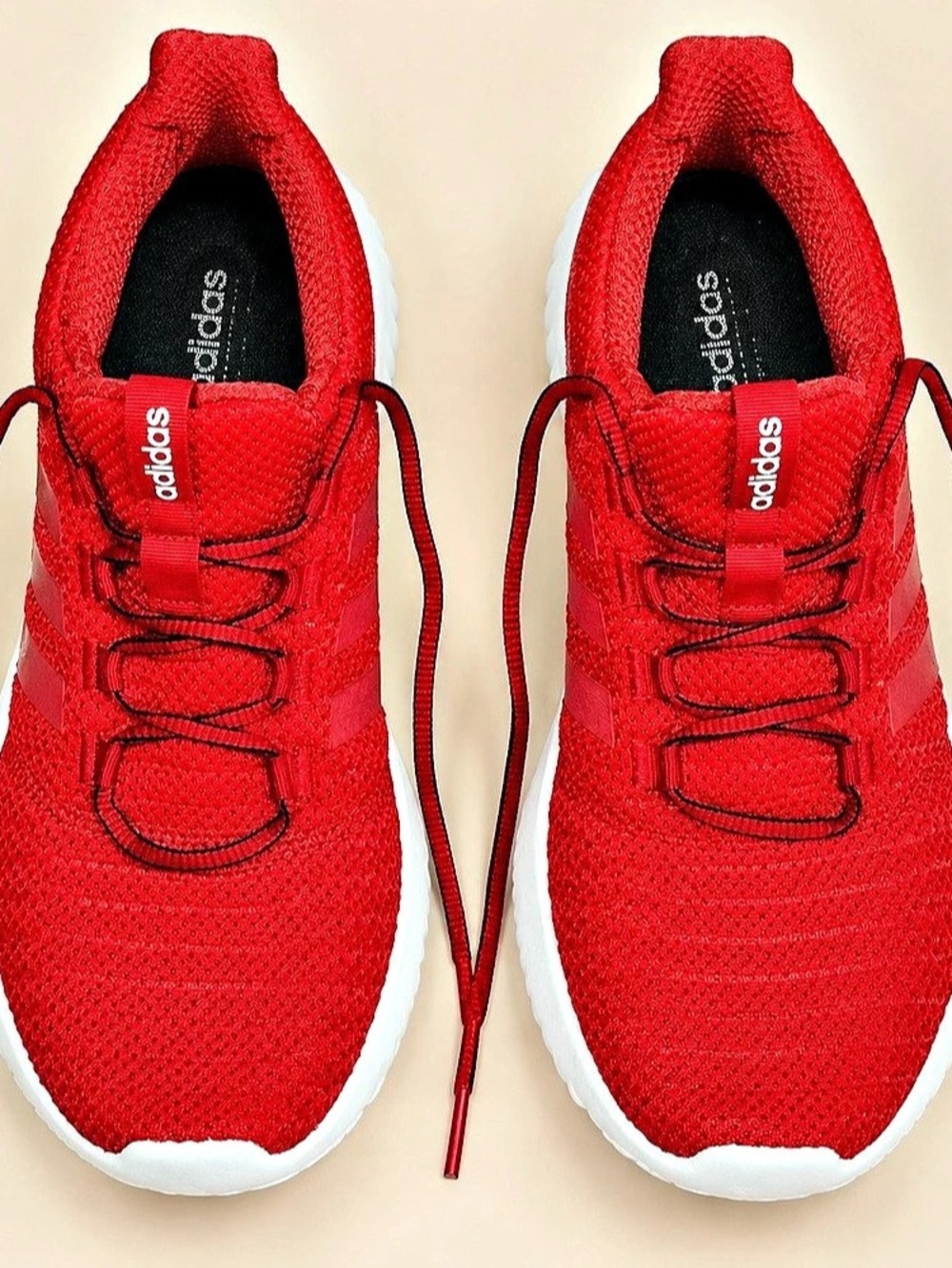 adidas Men's Red Athletic Shoes US 10.5 Excellent Used